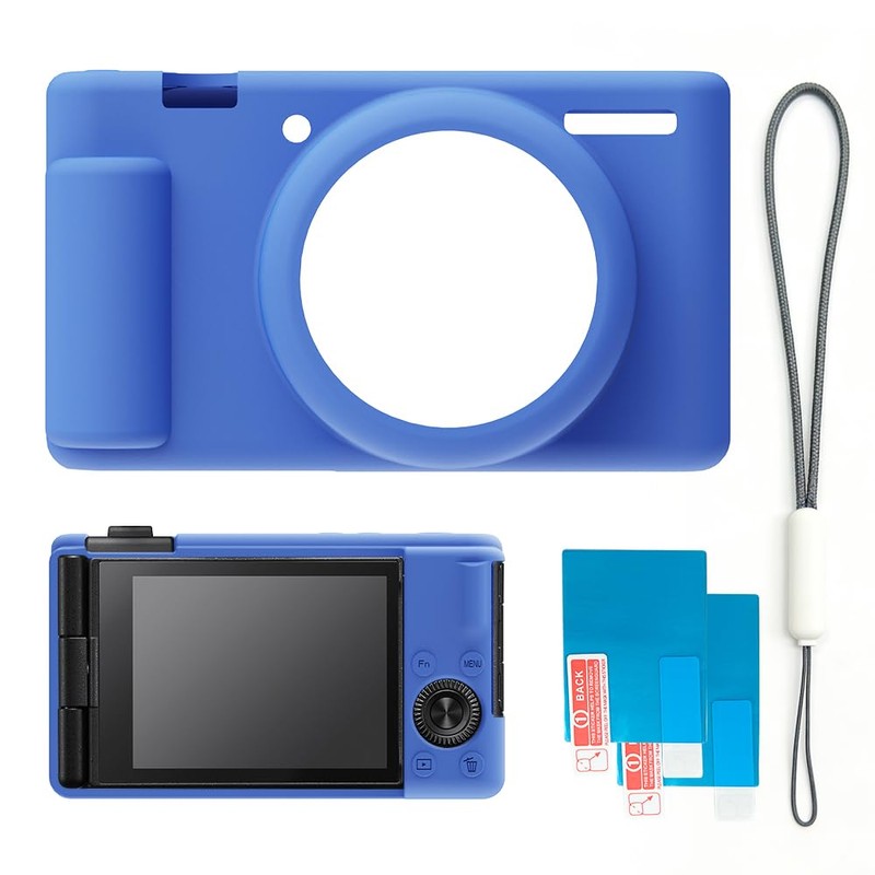 Tedubax - Funda de silicona para cámara digital Sony ZV-1F/ZV-1