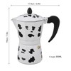 Aoveew Aluminium Milk Cow Colour Pot Portable Coffee Pot for