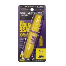 Maybelline New York NEW Maybelline Volum'Express The Colossal Washable Mascara-230 Glam Black