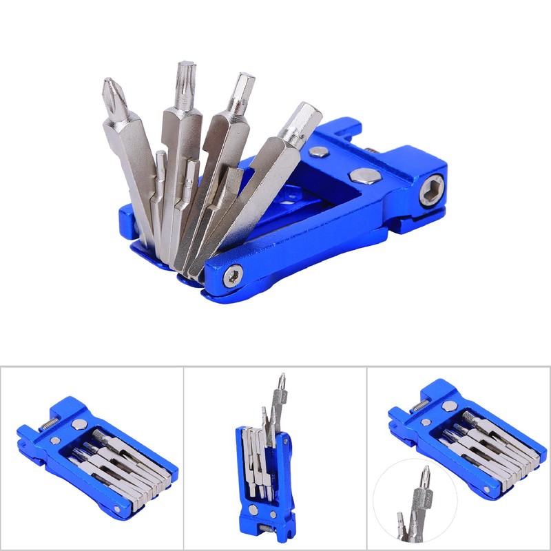 20 in 1 Multifunctional Bike Chain Cutter Portable Aluminium Alloy