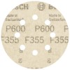 BOSCH (Bosch) sanding paper 125mmƒÓ # 600 (5 pieces) [2,608,605,122]