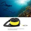 Dive Wreck Reel with Clip 83m Wire Alvinlite Scuba Dive