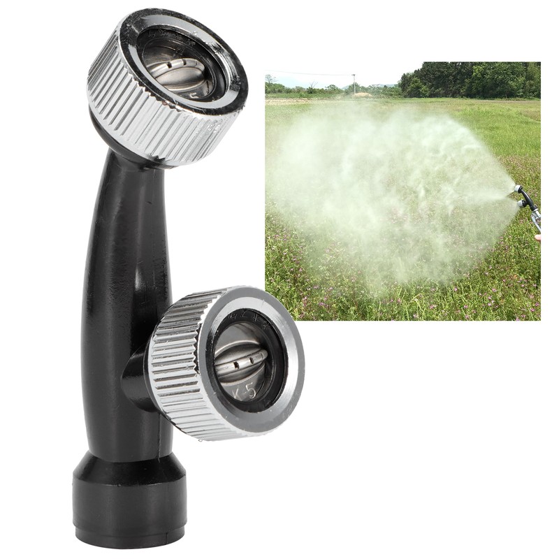 G1/4in Female Thread High Pressure Misting Dual Nozzles Garden Water