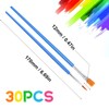 UPINS 30 Pcs Paint Brushes,Small Brush Bulk for Detail Painting