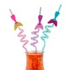 Fun Express 12 Pieces Mermaid Silly Straws Featuring Mermaid Fin