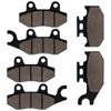 Brake Pads Front and Rear Compatible with Yamaha Rhino 660