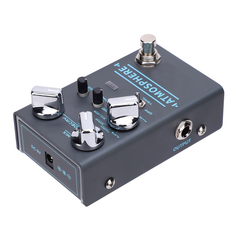 Reverb Effect Pedal Guitar 9 Digital Ambiance Bypass Musical Instrument