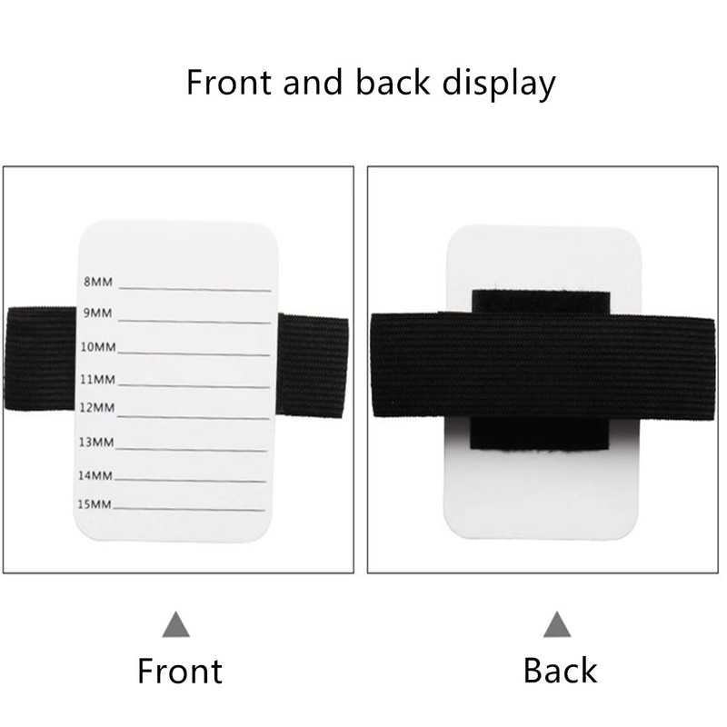 2 Pcs False Eyelash Pallets Acrylic Makeup Eyelash Trays for