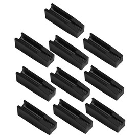 Baluue 10Pcs Eyebrow Pencil Sharpener Aid Durable Slot Assistant for Shaped Tips Compatible with Cosmetic Pencils Convenient Eyebrow Makeup Tool