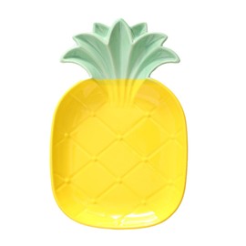 Pineapple Ceramic Spoon Rest for Stove Top - Cute Spoon Holder for Stove, Coffee Spoon Rest for Kitchen Counter or Coffee Bar Heat-Resistant Cooking Utensil Rest, Farmhouse Kitchen Décor