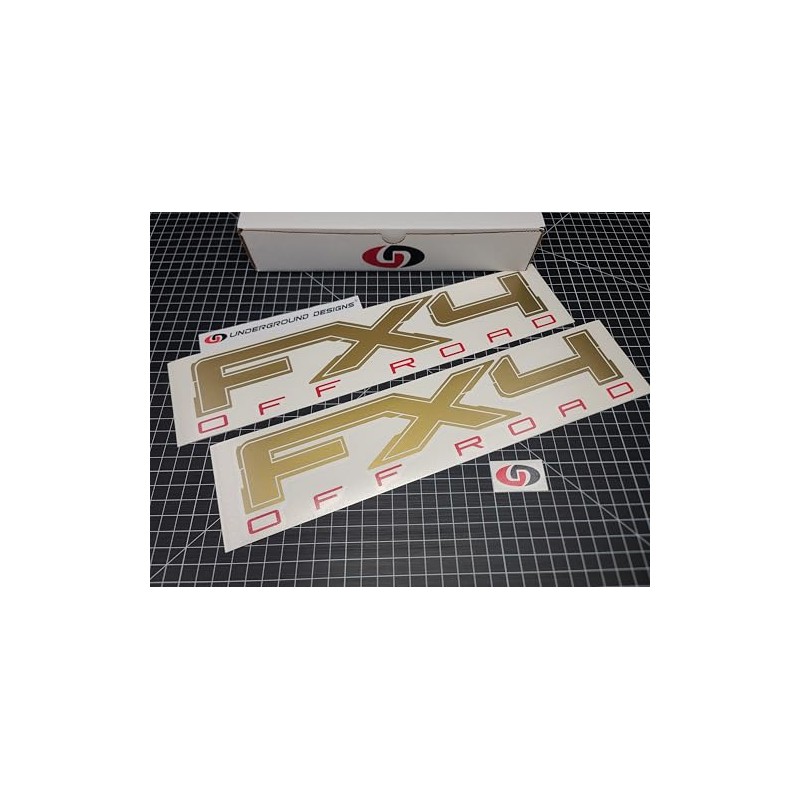 FX4 Decals (2-Pack) Off Road Bedside Fender Stickers Fits 2009-2014