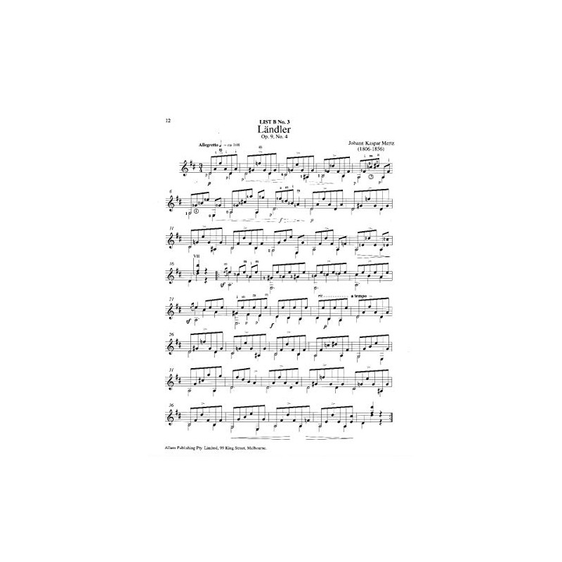 AMEB Classical Guitar Series 1 Grade 2 Book