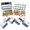 Ktehloy 400Pcs Threaded Inserts, M2 M2.5 M3 M4 M5 M6