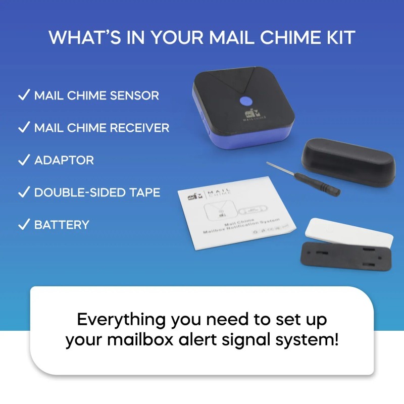 Mailbox Alert - Mail Chime Wireless Remote Mail Notification System