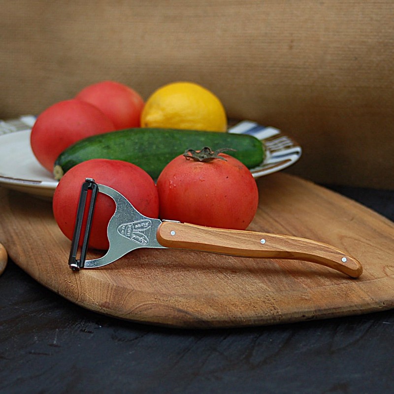 Trampalan Easy Grip Wood Handle, Lyol Olive Handle, Peeler, Made