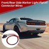2Pack Side Marker Light Plug,Connector Pigtail Wire Harness Fit for