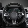 GIANT PANDA PU Leather Steering Wheel Cover, Compatible with Ford