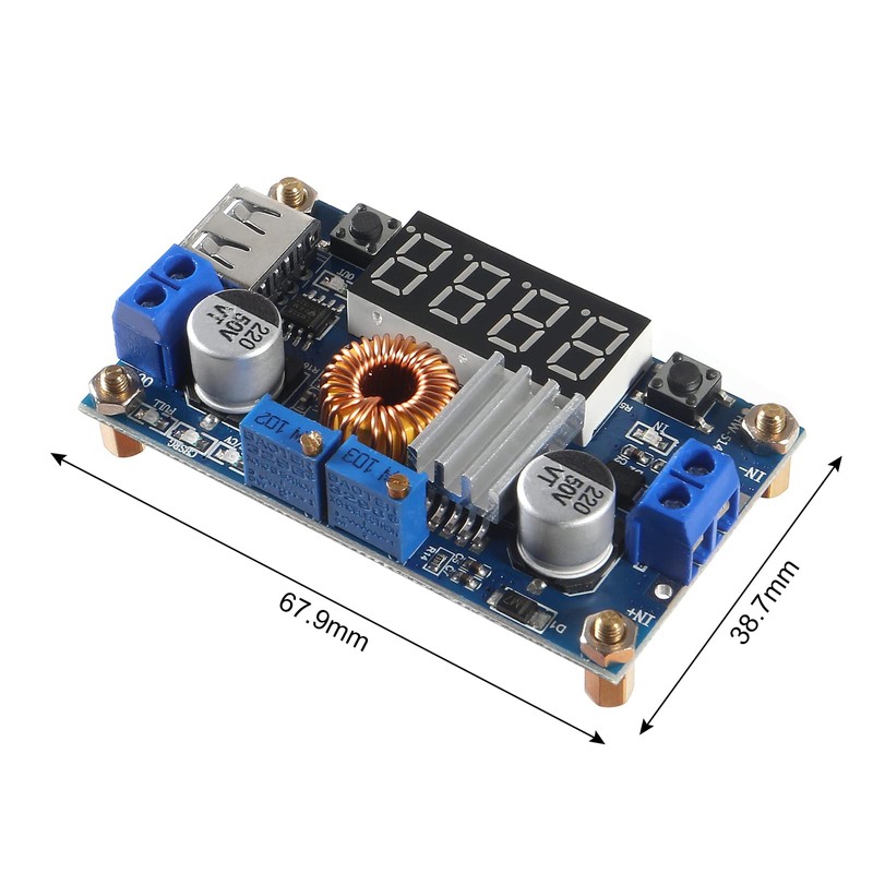 AITRIP 3PCS XL4015 Step Down Module, Adjustable 5A DC-DC Buck