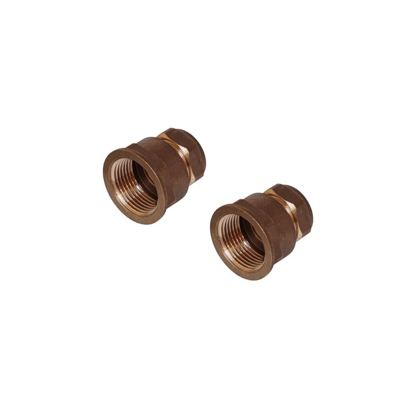 hep® 15mm Compression by 3/4" BSP Brass Female Iron Coupler