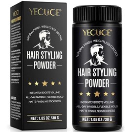 Hair Styling Powder 30g Large - Hair Texture Powder for Men | Matte Finish & Strong Hold | Natural Root Lift for Instant Volume | Oil-Free & Lightweight | Easy to Apply & Long-Lasting