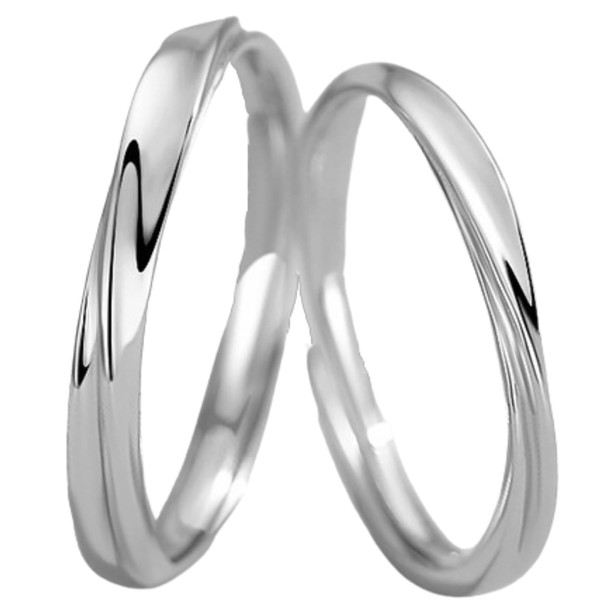 Nicoiro Simple Pairing S925 [NSPR148] Matching Couple Matching, Metal