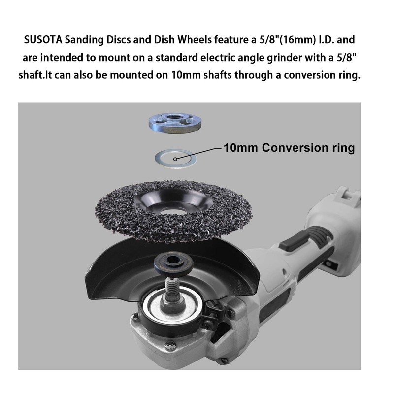 SUSOTA Angle Grinder Disc Tungsten Carbide Abrasive Angle Grinder Wheel