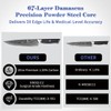 Damascus Chef Knife 8 inch: Super High-end High Carbon Powdered