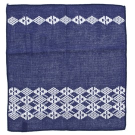 Yokota Towel, Navy, 9.8 x 9.8 inches (25 x 25 cm), Imabari Iroha KOGIN