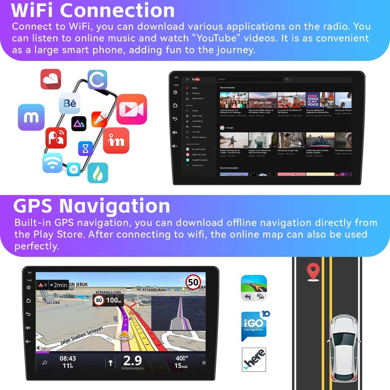 [HiFi Audio]2+64G Android Car Stereo for Hyundai Sonata 2010-2015 Wireless