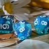 Cusdie 7-Die DND Dice, Polyhedral Dice Set Filled with Animal,