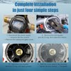 Upgraded Premium Neoprene Impeller with Brass Core & O-Ring Kit,