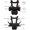 BOMTURN Chest Rig Tactical Airsoft Chest Rig 1000D Molle Micro