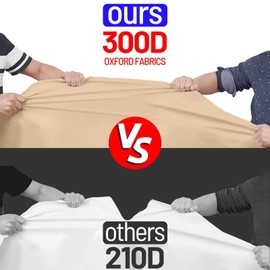 Instant Canopy Tent Sidewall for 10x10FT Pop Up Tents – 100% Waterproof &99% UV Protection Shelter Wall (Canopy Not Included) (Khaki, 10x10 1PCS)