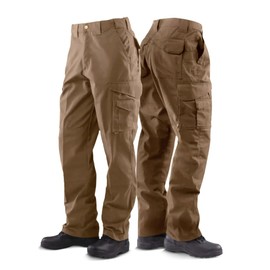 Tru-Spec 24-7 Original Tactical Pants for Men - Durable, Water-Resistant Cargo Work Pants with Concealed Carry and Knee Pad Openings, Earth - 36W x 34L
