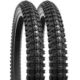 2-PCS 16" Kid Bike Tires 16x2.125/57-305 Compatible with Multi-Purpose Gravel Bike 16 x 2.125 Bicycle Tires (Y-1497)
