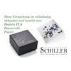 Sterll Men's Solid 925 Silver Necklace with Silver Cross Pendant,
