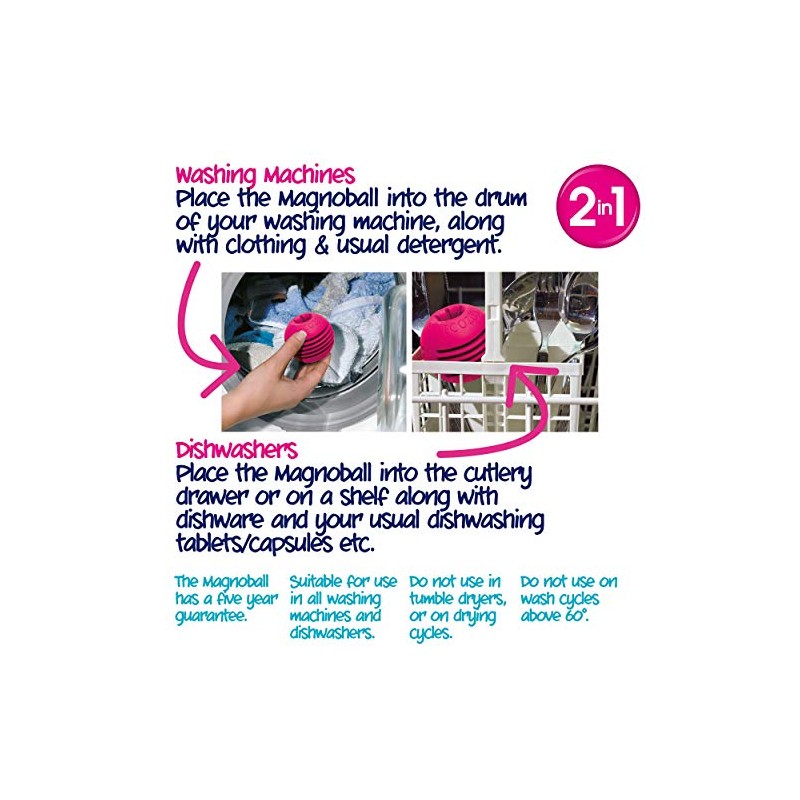 Ecozone Magnoball Anti limescale (Pack of 4)
