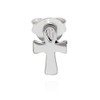 NKlaus Single Egyptian Ankh Stud Earrings 925 Silver 8 x
