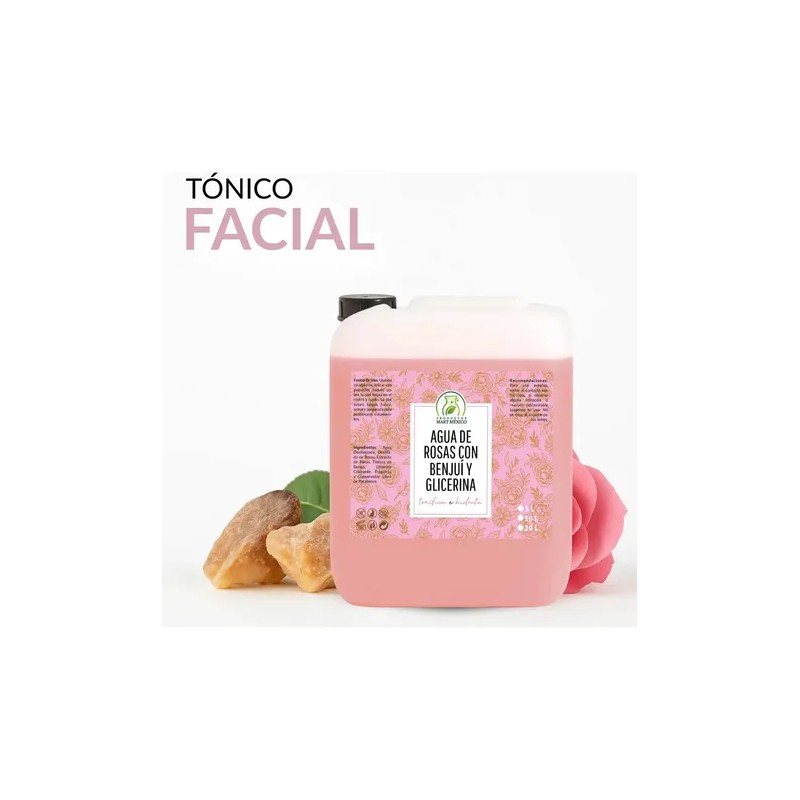 Agua De Rosas Con Benjuí & Glicerina 5 Litros