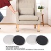 Furniture Sliders, 8Pcs Furniture Sliders for Carpet Reusable Round Glides