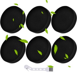 Scienraise 6 Pack 3837 Filters Compatible with Bissell 2252 2254 3836 3832 3837 3839 CleanView Swivel PowerForce Vacuum, Part #1608225 & 1640811