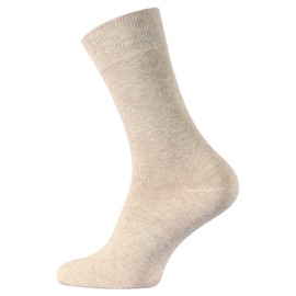 VCA 10 Pairs Men's Business Socks in Brown Tones with Vein Friendly Wide Waistband and Soft Lace Seam, brown tones, 43 - 46