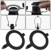 Create idea Pack of 4 Lamp Harp Holder Saddle Adapter