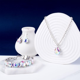 Cheriswelry 180 Pieces Sew On Rhinestones Flat Back Glass Claw Rhinestones with 25 Sewing Needles for Jewelry Clothes Shoes Bags Decorations