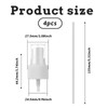 salbsever 4 Pack Spray Bottle Top, Spray Tops for Bottles