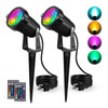 RGB Landscape Light Outdoor Led Spotlight, 6W Waterproof Ac Electric