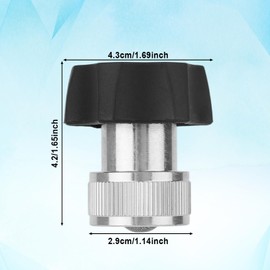 BOXOB Electric Pressure Washer Adapter, 3/4 Inch High Pressure Washer Metal Connection Fitting Garden Hose Adapter Connect Fittings Accessories for Commercial & Residential Use