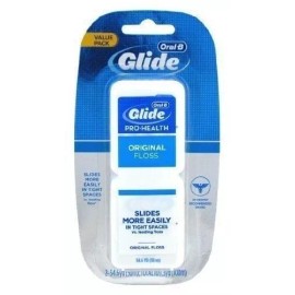 Oral B Glide Pro Health Dental Floss Original Smooth Slides Easily Gentle 2 ct