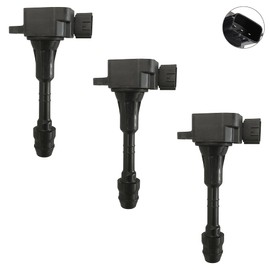 BOXI 3pcs Ignition Coils Fit for Nissan Altima 02-06/Frontier 05-13/Maxima 02-08/Murano 03-07/NV 1500 12-13/Pathfinder 02-04/Quest 04-09/Xterra 05-13 / for Infiniti I35 02-04/QX4 02-03 | 222488J115