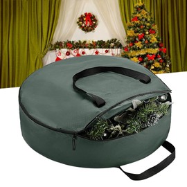 Christmas Tree Storage Bag, Christmas Tree Storage Bag, Heavy Duty Reinforced Handles, Storage Box with Two Zippers, Mouse Proof Christmas Tree Bag (A, One Size)